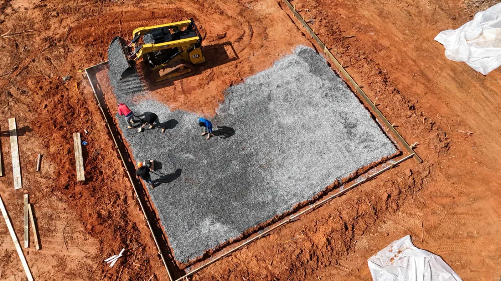 40x40 Metal Garage Foundation And Site Prep
