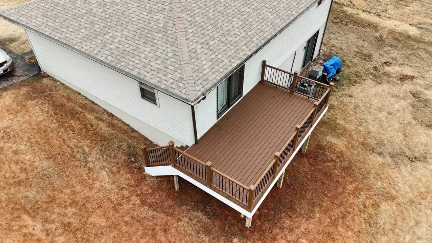 10x20 Trex Saddle Brown Deck Replacement