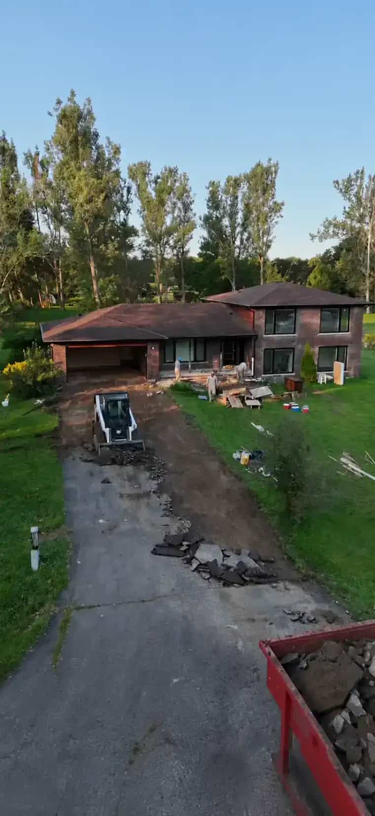 Concrete driveway installation and finishing work in Culpeper VA